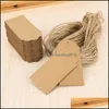 PACKING PAPIER KANTOOR School Business Industrial 100x Brown Kraft Tags Lace SCallop Hoofd Label LAGE HUWELSCHAP