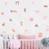 Boho Géométrique Abstrait Sticker Mural Mural Amovible Vinyle DIY Stickers Muraux Pépinière Enfants Garçons Chambre Intérieur Décoration De La Maison 220613