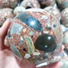 Decoratieve objecten Figurines 10-11 cm Vulkanische rotsen Stone Ball Crystal Minerals Natuurlijk gevormd Geologische edelsteenstenen Feng Shui Coll