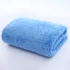 Toalha de limpeza de carro Coral Velvet 500gsm Pano de microfibra sem borda Coral Fleece Lavagem automática Cuidados Toalhas de secagem Ferramentas Acessórios