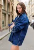 Giacche da donna Donne 2022 Primavera ed estate cuciture da donna a metà lunghezza di cotone giacca da jeans di cotone's