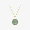 Pendant Necklaces Enfashion Punk Anker Women Gold Color Stainless Steel Femme Coin Choker Fashion Jewelry Collar P193046 220428