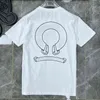 Designer Mens Classic Ch t-shirt Chromes qualità maniche corte estate lettera a ferro di cavallo sanscrito croce stampa felpe t-shirt donna