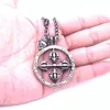 التصميم المتخصص للكتاب المقدس Vajra Pendant Titanium Steel Netro Necklace Men Forme Hip-Hop Excedy Fashion Association Gift