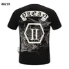 Mens T-SHIRTS ROUND NECK SS GOTHIC PLEIN Rhinestone Skull Man T-shirt Classical High Quality Hip Hop Streetwear T shirts Casual Top Tees PB 16630