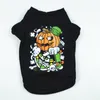 Abbigliamento per cani di Halloween Costume per animali domestici T-shirt per cani resistente e traspirante Vestiti per gatti Canotta senza maniche corta per animali domestici