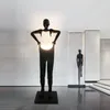 Другое открытое освещение современная абстрактная фигура скульптура на этало