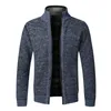 남성 재킷 가을 겨울 따뜻한 가디건 양털 지퍼 스웨터 220823