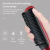 Lisseur de cheveux professionnel brosse à friser en céramique électrique redresser brosse à barbe chauffage rapide bigoudi lisseur peigne Styler 220623