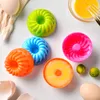 12PCS/Set Baking Moulds Mini Silicone Baking Cups Cupcake Liners Pumpkin Muffin Pans Cake Mold Heat Resistant Dessert Tray XBJK2207