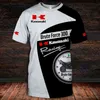 Summer New Kawasaki T Shirts F1 Racing Formula One Shirt Top Motorcycle Short Sleeve Quick Dry Men's Sports T Shirt 100-6xL Breathable AFFI
