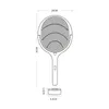 5 In1 Electric Mosquito Swatter Killer Lamp Multicunctional Adjustable Bug Zapper Electric USB Rechargeable-Mosquito Fly Bat