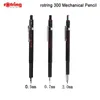 Rotring 300 0,5mm0,7mm2.0mm Automatisk mekanisk pennplastpengare 1 bit Y200709