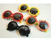 Mode enfants lunettes de soleil de créateur belle bébé filles garçons lunettes de soleil résistant aux ultraviolets infantile mignon abeille lunettes lunettes enfants