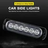 Nödlampor 12V 24V Truck Trailer Side Marker Indikatorer Ljus 6 LED-lampor Varning Billampor för SUV Van