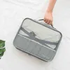 7 ПК/набор мужских туристических сумок Устанавливает водонепроницаемые упаковочные кубики портативная одежда для сортировки корпуса женского багажа аксессуары для организатора багажа Dropship J220708