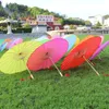 Oriental Parasol Wedding Props Fabric Umbrella para Party Photography Decoration Umbrella Candy Colors Blank DIY Personalizar BBA13496