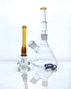 En stock borosilicate en verre nookah mini plate-forme de conversion 2 dans 1 (GB-313) Bongs combinés