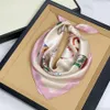 Silk Scarf Female Summer Silk Headband Small Square All-match Fashion Ladies High-end Thin