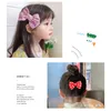 Accessori per capelli 2/3/5 Pz/set Bambini Carini Colori Pizzo Cartone animato Fiocco Fiore Ornamento Clip Ragazze Belle Forcine Bambini Accessori dolciCapelli