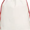 Sublimering tomt santa säckar DIY PERSONLASED TACKSTRING Väska Julklapp Väskor Pocke Heat Transfer 6057 Q2