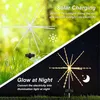 Solar Starburst الألعاب النارية Light IP65 سلسلة مضادة للماء الضوء 8 أوضاع 112 LED LED LAMN LAMP GRADT/PATHWAY/Street/Yard Lightscape Light