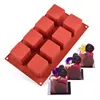 Silicone Bakeware Mousse Gâteau Moule Cuisson DIY Cube Grand Carré Crème Glacée Chocolat s pour 220509