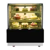 Glas Showcase Pastry Gefrierschrank Display Kuchen Gefrierschrank