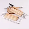 37PCS/Set Pottery Clay Sculpting Tools Double Sided Polymer Clay Tool with Carrying Bag for Carving Drawing KDJK2207