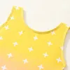 Baby Girl cute Swimsuit Bikinis Set Home Textile Fashion Letter Print little girl Swimwear Summer Swimming Suit