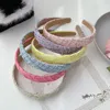 Weithellen-Stoff-Haarbänder für Frauen Süßigkeiten Farbe Süßes kariert