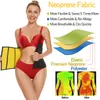 Ningmi Waist Trainer Belt For Women Slimming Belt Fat Burning Sauna Sweat Belt Weight Loss Firm Support Neoprene Waist Trimmer L220802