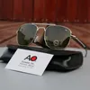 Gafas De Sol AO Pilot Men Vintage Retro Aviation Gafas De Sol American Optical Eyewear Original Box Case Gafas De Sol Hombre Belo22