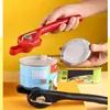 Sublimation Openers 1pc Plastic Professional Kitchen Tool Safety Hand-actuated Can Opener Side Cut Easy Grip Manual Opener Knife for Cans L