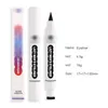 Tampon à double tête Eyeliner noir Longue durée Imperméable à l'eau Anti-transpiration Pas de floraison Marqueur Triangle Timbres 2 en 1 Eye-Liner Make Up Comestics YS0039