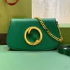 Blondie Fashion Counter Counter Bags Women 699268 Leather Lady Chain Bag Green Red White Brown Lady Crossbody280p