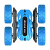 S7 RC Stunt Car Track Wheel Interchange Drift Double Sided 360 Rotating Flips 2.4GHz Remote Control Car Kids Toys JJRC Q95