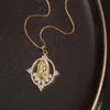 Colliers pendentifs bijoux de mode Copper Vierge Marie Collier de fête religieuse pour femmes