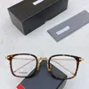 Mode solglasögon ramar vintage thom för män optiska glasögon tianium acetat tbx905 kvadrat kvinnor som läser myopia recept glasögon