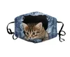 New European and American cowboy cat and dog face masks fashion dustproof anti-smog adult cotton