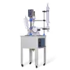 ZZKD Lab Supplies 100L Single Layer Glass Reactor for Various Process Dissolution And Chemical Pharmacy Reaction Stainless Steel Laboratory Instruments