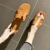 패션 슬리퍼 신발 여성 여름 착용 플랫 플립 슬리퍼 야외 Moccasins Scuffs에 대 한 비치 샌들