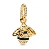 Novo Popular 925 Prata Esterlina Ouro Pena de Abelha Árvore da Vida Bella Beads Encaixe Original Pandora Pulseira Joias Femininas Oferta Especial