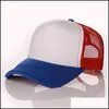 Ball Caps Hats Hats Scarves Gloves Fashion Accessories Custom Trucker Printing Logo For Adt Men Women Summer 5 Panels Blank Sun Visor Mes