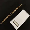Nytt designerhalsband och armband choker för unisex bokstäver armband guldkedja leverans av hög kvalitet rostfritt stål charm halsband4055660