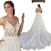 2022 New Bridal Wedding Dress Perspective Mori Lace simples e brilhante Tiro de viagem pequena tração de fio macio vestido vestido de novo