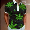 Männer Polos Sommer Hohe Qualität Männer Shirts Camouflage Print Casual Kurzarm Herren Drehen-unten Kragen Zipper Shirt männerMen's Men'sMen's