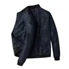 Men's Jackets Spring And Autumn Flight Jacket White Wind Youth Camouflage Print Loose Large Size Top ZN163