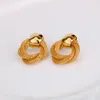 Dangle & Chandelier Gold Color Studs Earrings For Women Zinc Alloy Fashion Jewelry Ladies Accessories Elegant Trendy Lovely Party Ear Rings