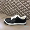 Scarpe eleganti firmate da uomo di alta moda nere bianche con fondo spesso cool Scarpe da ginnastica sportive casual da uomo di lusso